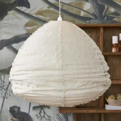 Rivièra Maison Hanglampen|Hanglamp Lucera Linnen, 80cm Flax