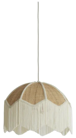 Light & Living Hanglampen|Hanglamp Malacia Raffia, kleur Crème