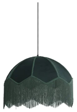 Light & Living Hanglampen|Hanglamp Malacia Velvet, kleur Groen