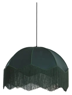 Light & Living Hanglampen|Hanglamp Malacia Velvet, kleur Groen