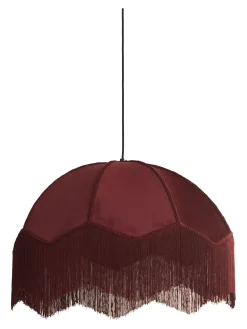 Light & Living Hanglampen|Hanglamp Malacia Velvet, kleur Bordeaux