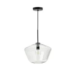 Kave Home Hanglampen|Hanglamp Mao Glas, Ø34cm