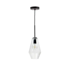 Kave Home Hanglampen|Hanglamp Mao Glas, Ø17cm