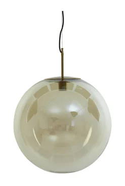 Light & Living Hanglampen|Hanglamp Medina kleur Amber Amberkleurig glas