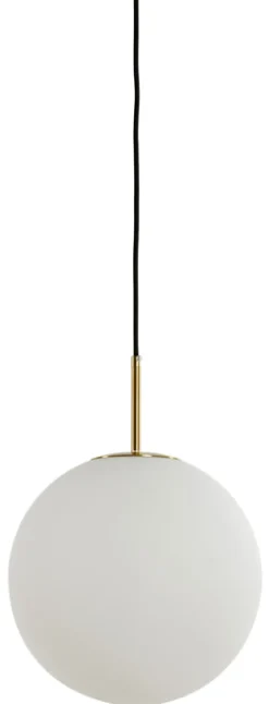 Light & Living Hanglampen|Hanglamp Medina kleur Antiek Brons/Mat Wit