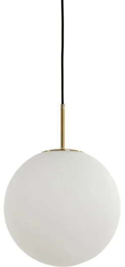 Light & Living Hanglampen|Hanglamp Medina kleur Antiek Brons/Mat Wit