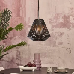 GOOD&MOJO Hanglampen|Hanglamp Merapi Diamond, Bamboe, 30cm