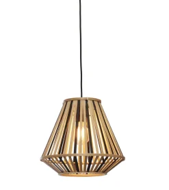 GOOD&MOJO Hanglampen|Hanglamp Merapi Diamond, Bamboe, 30cm