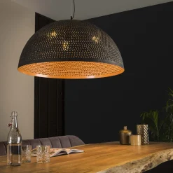 LifestyleFurn Hanglampen|Hanglamp Murray 70cm 56 - Zwart bruin (56)