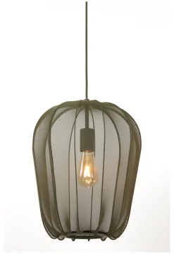 Light & Living Hanglampen|Hanglamp Plumeria kleur Donkergroen