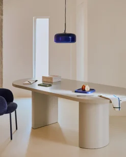 Kave Home Hanglampen|Hanglamp Reig Glas, 38cm