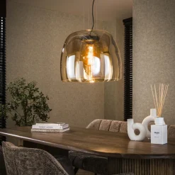 LifestyleFurn Hanglampen|Hanglamp Rift Glas 48cm
