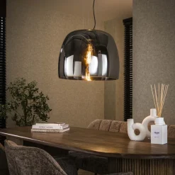 LifestyleFurn Hanglampen|Hanglamp Rift Glas 48cm