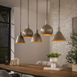 LifestyleFurn Hanglampen|Hanglamp Shantel 5-lamps