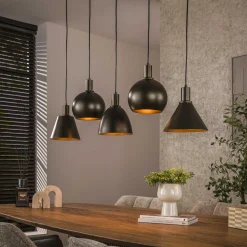 LifestyleFurn Hanglampen|Hanglamp Shantel 5-lamps