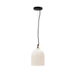 Kave Home Hanglampen|Hanglamp Shenli Albast, 15cm Wit
