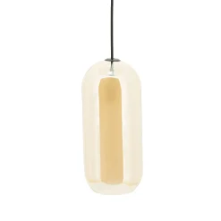 By-Boo Hanglampen|Hanglamp Shona Glas Amber