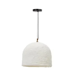 Kave Home Hanglampen|Hanglamp Sineu Papier-maché, 35cm