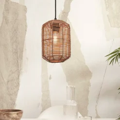 GOOD&MOJO Hanglampen|Hanglamp Tanami Rotan, 25cm Naturel