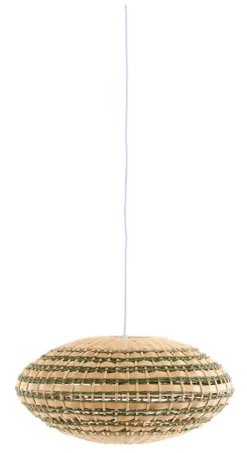 Light & Living Hanglampen|Hanglamp Tawela Rotan, 50cm Groen