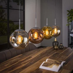 LifestyleFurn Hanglampen|Hanglamp Yair kleur Oud Zilver
