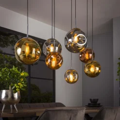 LifestyleFurn Hanglampen|Hanglamp Yair kleur Oud Zilver