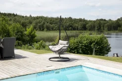 Nohr Hangstoelen & Hangmatten|Hangstoel Sachiko Wicker Wit
