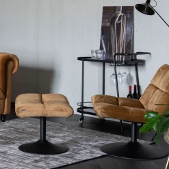 Dutchbone Poefs & Hockers|Hocker Bar Velvet