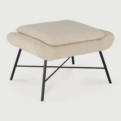 Ethnicraft Poefs & Hockers|Hocker Barrow Structuurstof