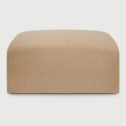 Ethnicraft Poefs & Hockers|Hocker Bulky 80 x 60cm, kleur Light Sepia