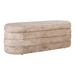 Richmond Interiors Poefs & Hockers|Hocker Camille Met opbergruimte, Sheep Naturel