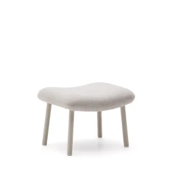 Kave Home Poefs & Hockers|Hocker Inari Structuurstof