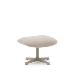 Kave Home Poefs & Hockers|Hocker Jaspe Structuurstof, kleur Beige