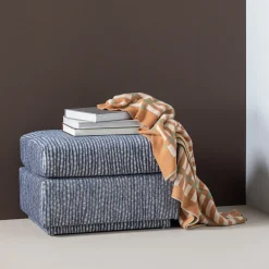 WOOOD Poefs & Hockers|Hocker Lou Dessin stof