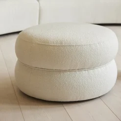 Rivièra Maison Poefs & Hockers|Hocker San Remo Bouclé