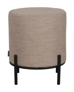 LABEL51 Poefs & Hockers|Hocker Troy Bouclé, 41cm Naturel