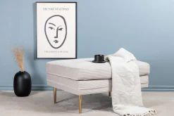 Nohr Poefs & Hockers|Hocker Tylan Rib, kleur Grijs