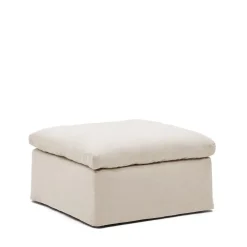 Kave Home Poefs & Hockers|Hocker Zenira kleur Beige
