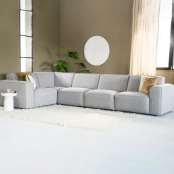 SEVN Hoekbank|Hoekbank Amarillo kleur Staalgrijs