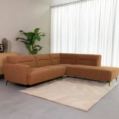 LABEL51 Hoekbank|Hoekbank Bolzano Bouclé, kleur Coral