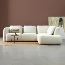 PEPP Interiors Hoekbank|Hoekbank Cloud 285cm, Bouclé, kleur Off White