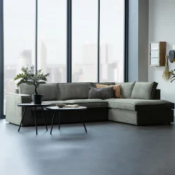 WOOOD Hoekbank|Loungebank|Hoekbank Freddie Melange 283cm