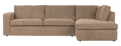 WOOOD Hoekbank|Loungebank|Hoekbank Freddie Melange 283cm