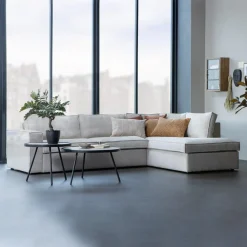 WOOOD Hoekbank|Loungebank|Hoekbank Freddie Melange 283cm