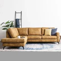 SEVN Hoekbank|Hoekbank Isabella kleur Mosterd