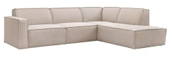 LABEL51 Hoekbank|Hoekbank Kay 283cm, Rechts, Royal Bouclé, kleur Naturel