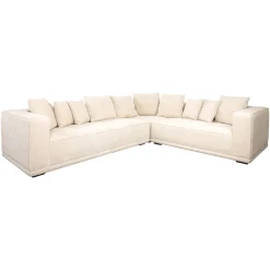 Richmond Interiors Hoekbank|Hoekbank Lusso Chenille, kleur Beige