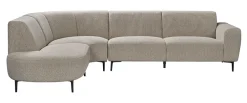 LABEL51 Organische Bank|Hoekbank|Hoekbank Mauro 300cm, Bouclé