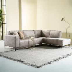 SEVN Hoekbank|Hoekbank Michelle Velvet, kleur Lever