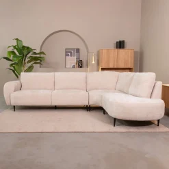 LABEL51 Hoekbank|Hoekbank Milano Elite stof, kleur Naturel